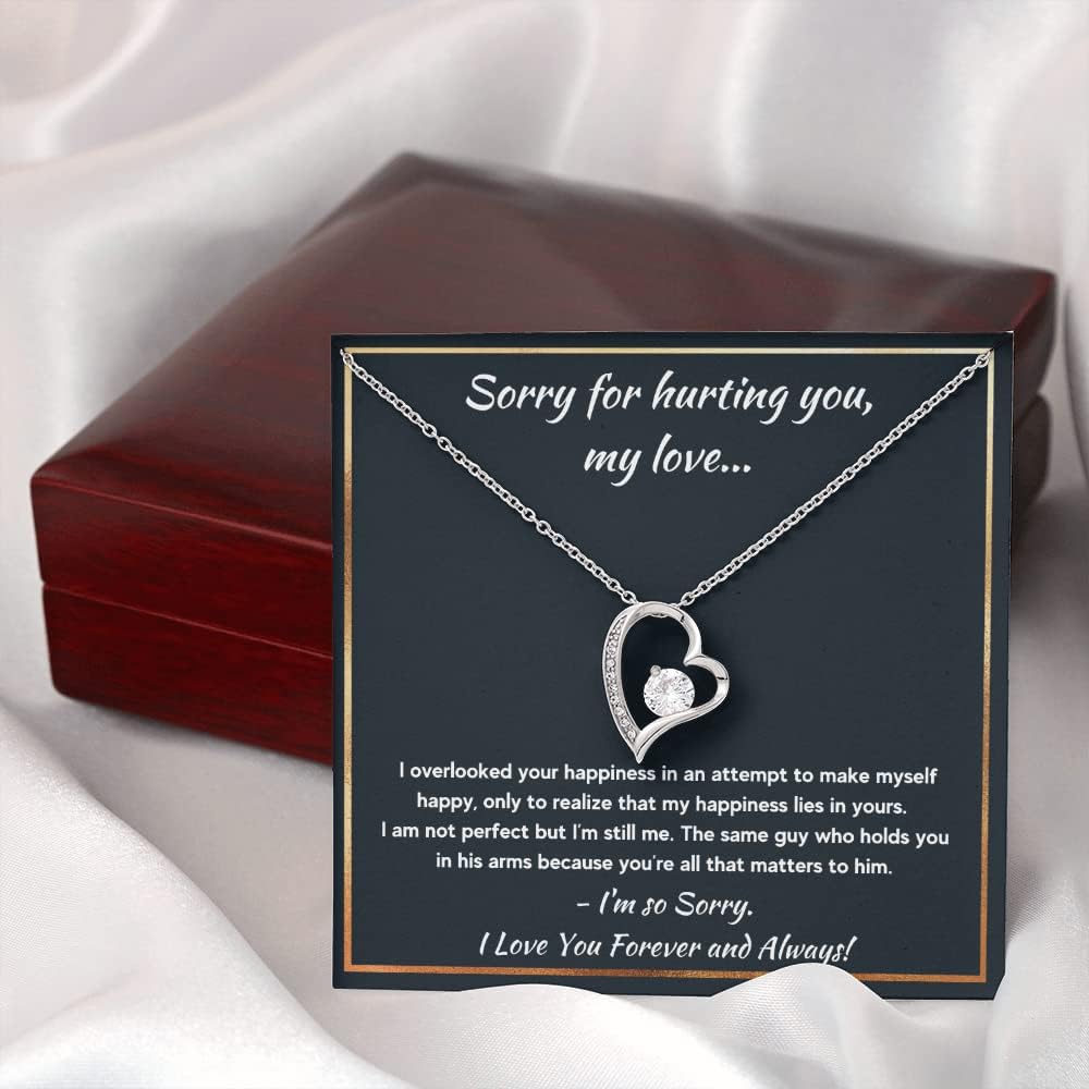 Forgive Me Necklace Gift Set