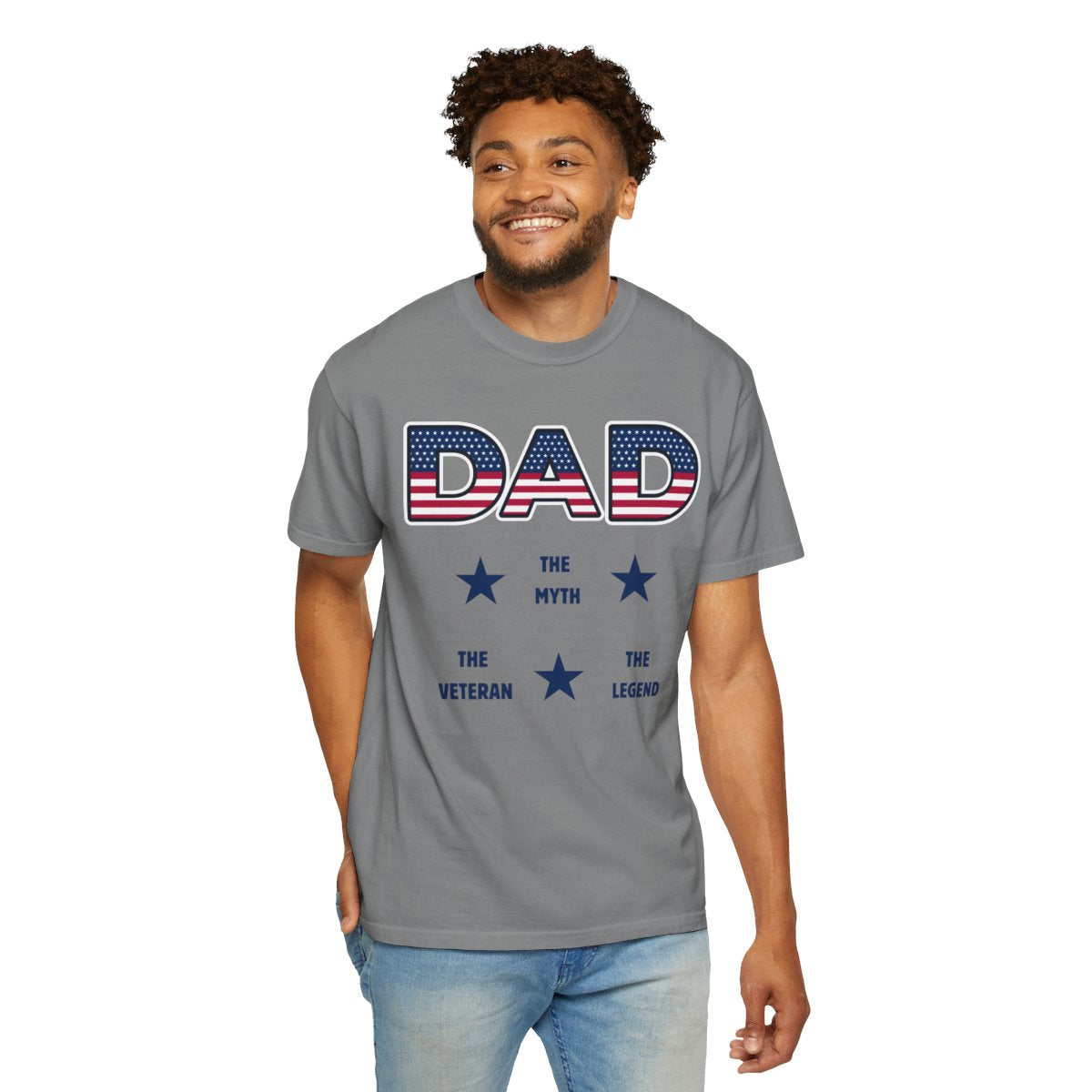 Dad The Veteran, The Myth, The Legend Patriotic T-Shirt