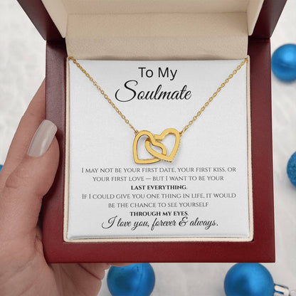 Forever & Always – Romantic Interlocking Hearts Necklace for Her