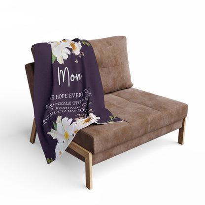 Mom Floral Love Blanket