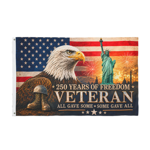 250 Years of Freedom Veteran Tribute Flag
