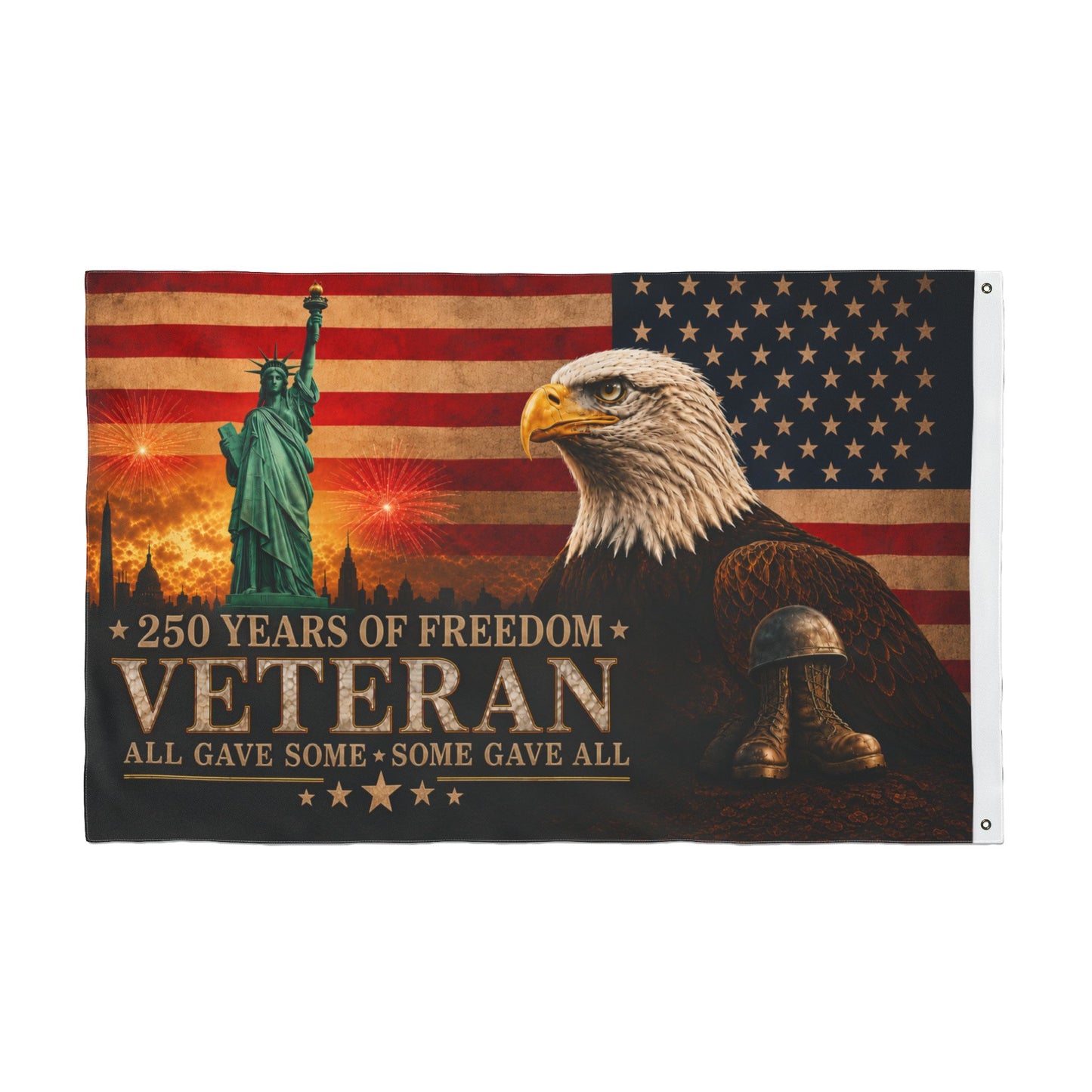 250 Years of Freedom Veteran Tribute Flag