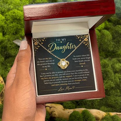 To My Daughter Necklace – A Mother's Forever Love Gift