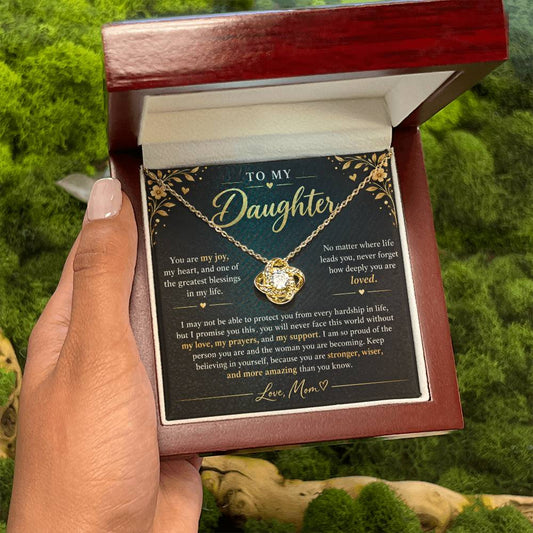 To My Daughter Necklace – A Mother's Forever Love Gift