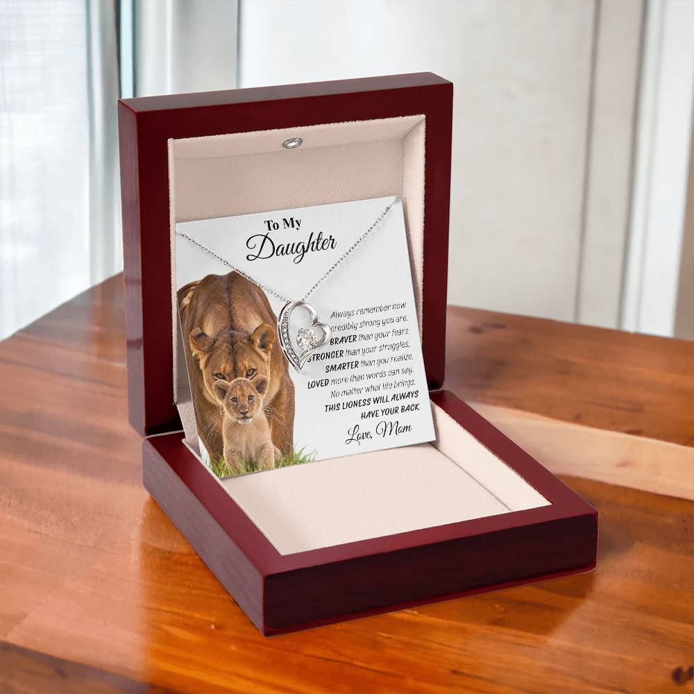 Personalized Lioness  Necklace – Custom Name & Signature Gift