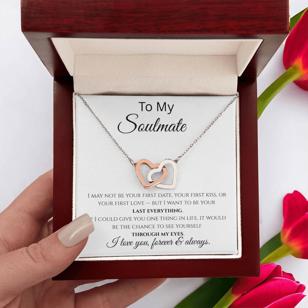 Forever & Always – Romantic Interlocking Hearts Necklace for Her