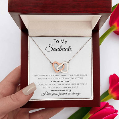 Forever & Always – Romantic Interlocking Hearts Necklace for Her