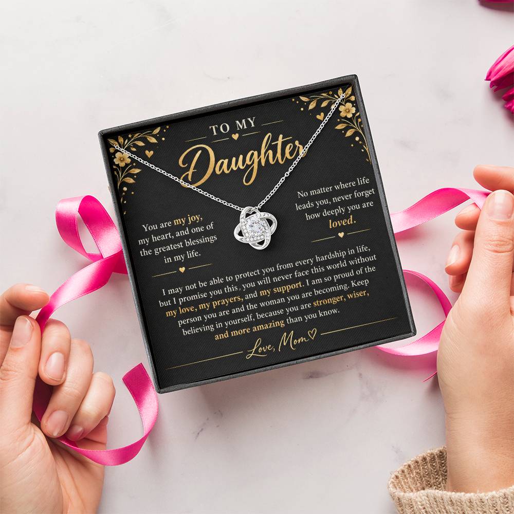 To My Daughter Necklace – A Mother's Forever Love Gift