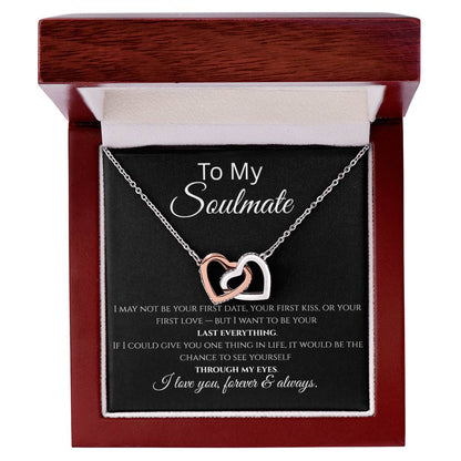 Forever & Always – Romantic Interlocking Hearts Necklace for Her