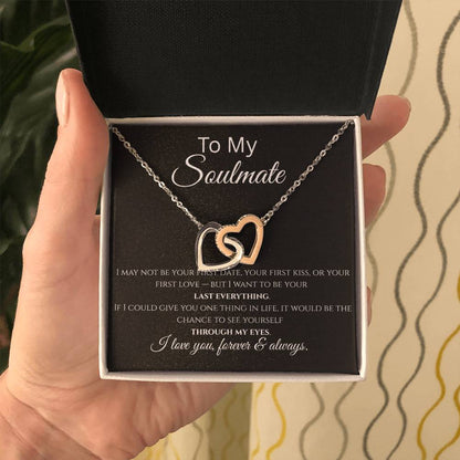 Forever & Always – Romantic Interlocking Hearts Necklace for Her