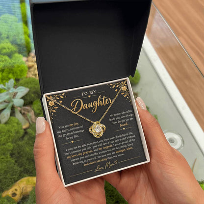 To My Daughter Necklace – A Mother's Forever Love Gift