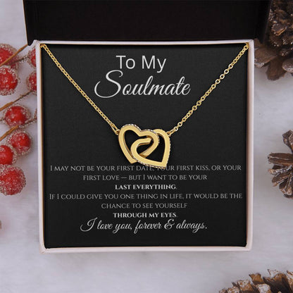 Forever & Always – Romantic Interlocking Hearts Necklace for Her
