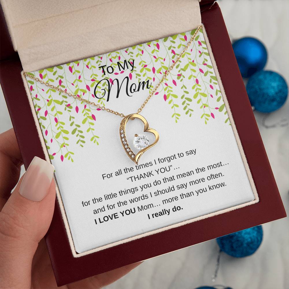 To My Mom – A Heartfelt Thank You Gift