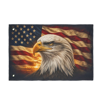 American Eagle Patriotic Flag