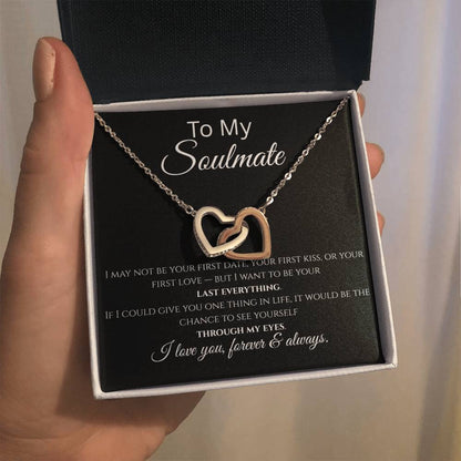 Forever & Always – Romantic Interlocking Hearts Necklace for Her