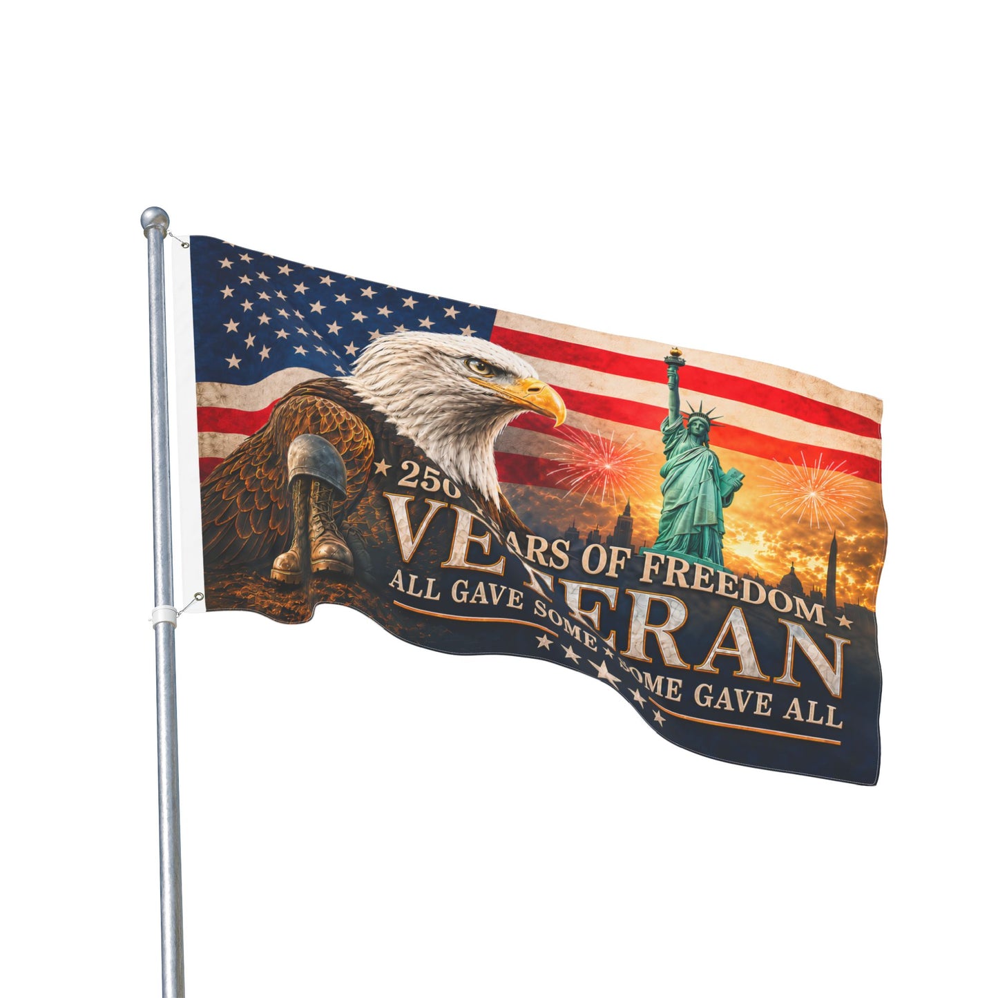 250 Years of Freedom Veteran Tribute Flag