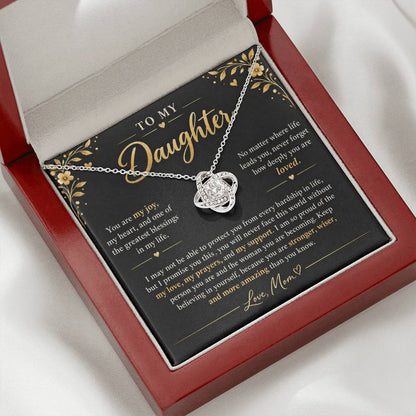 To My Daughter Necklace – A Mother's Forever Love Gift