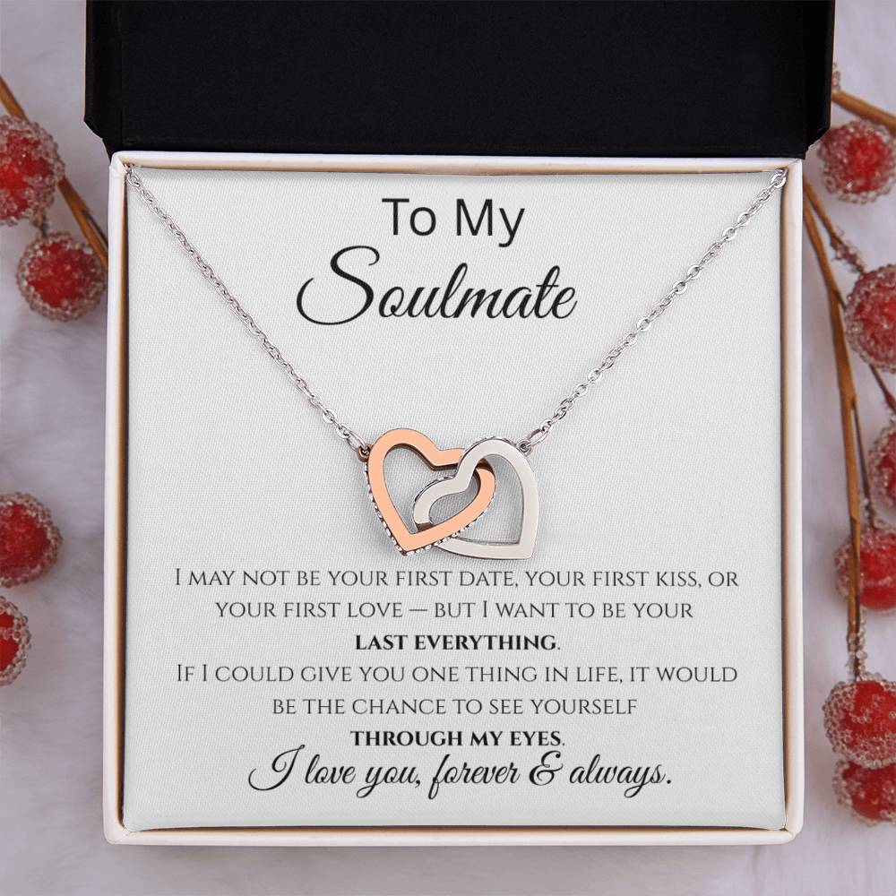 Forever & Always – Romantic Interlocking Hearts Necklace for Her