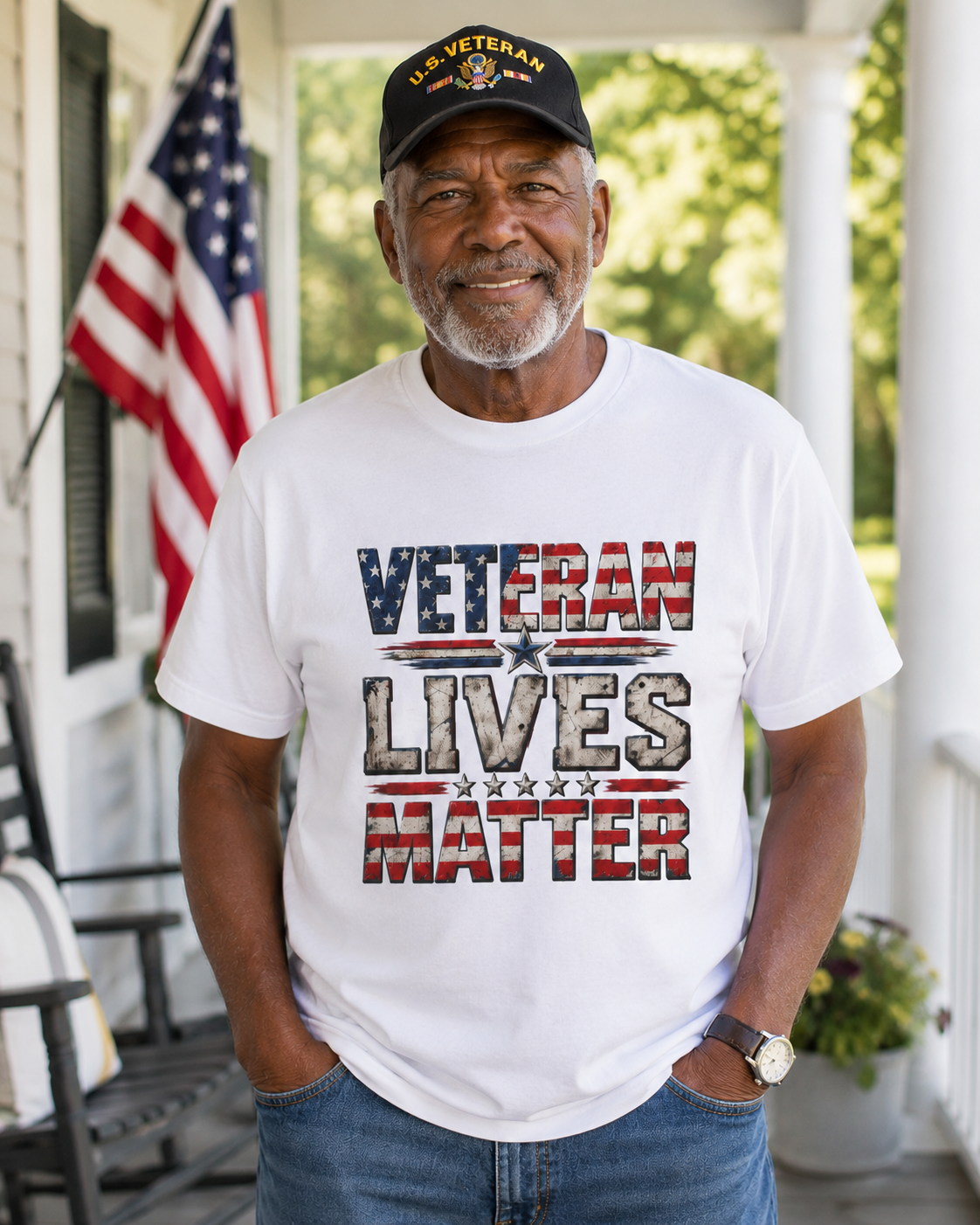 Veteran Lives Matter Patriotic T-Shirt – Honor Our Veterans