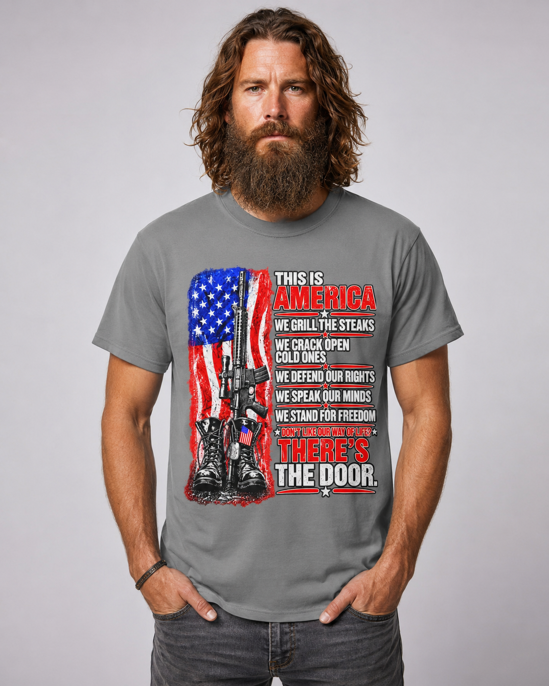This Is America T-Shirt + 20oz Tumbler Bundle