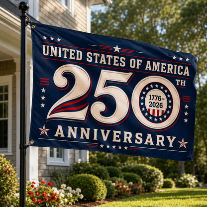 250 Years of Freedom Patriotic Flag