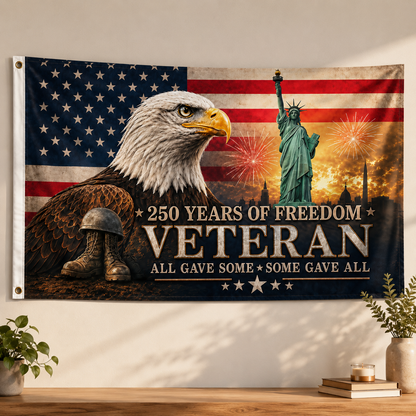 250 Years of Freedom Veteran Tribute Flag