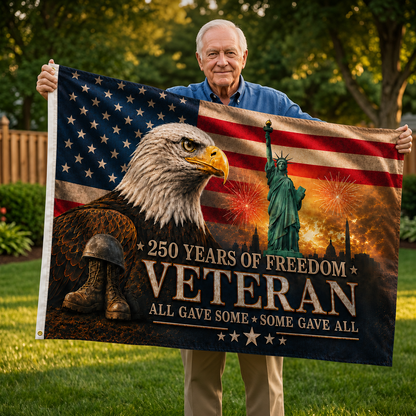 250 Years of Freedom Veteran Tribute Flag