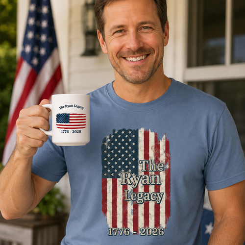 America 250 Family Legacy Bundle - T-Shirt & Mug