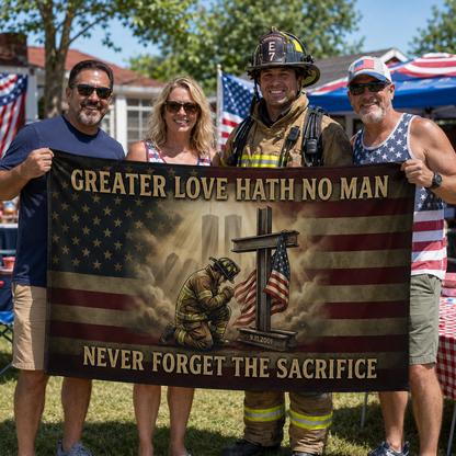 Greater Love 9/11 Memorial Flag