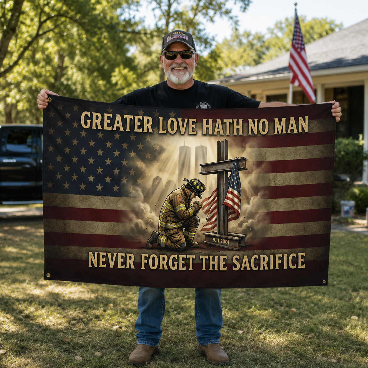 Greater Love 9/11 Memorial Flag