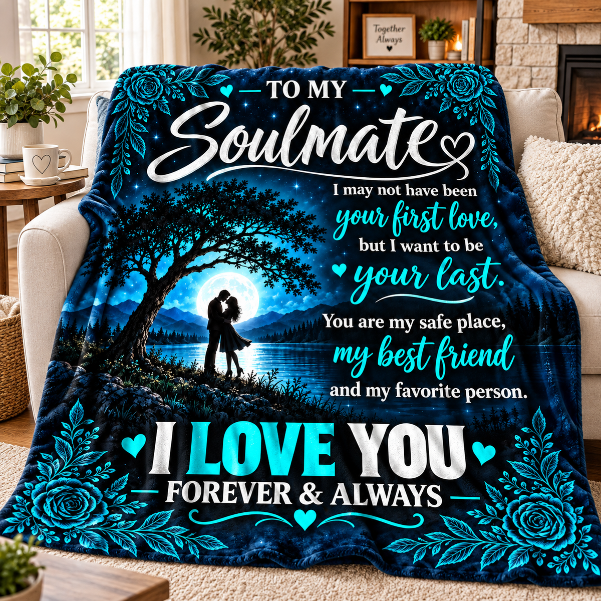 To My Soulmate Blanket