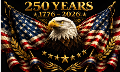 250 Years of Freedom Patriotic Flag
