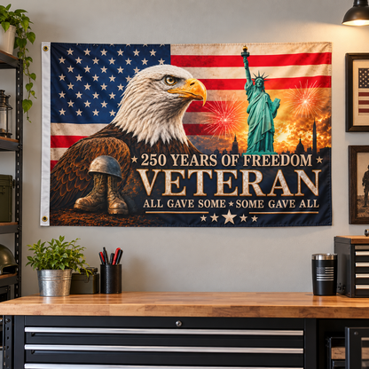 250 Years of Freedom Veteran Tribute Flag