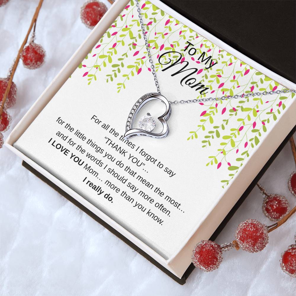 To My Mom – A Heartfelt Thank You Gift