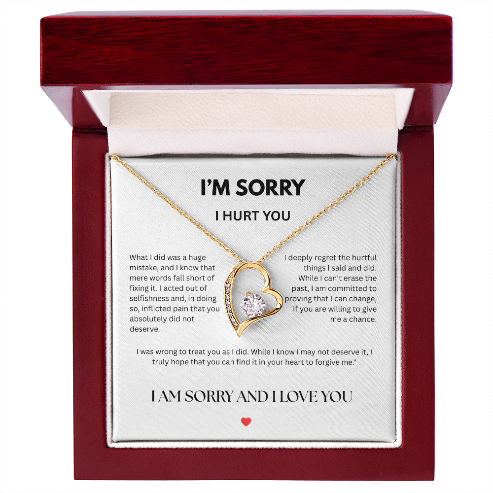 I’m Sorry & I Love You: A Heartfelt Symbol of Your Sincerest Apology