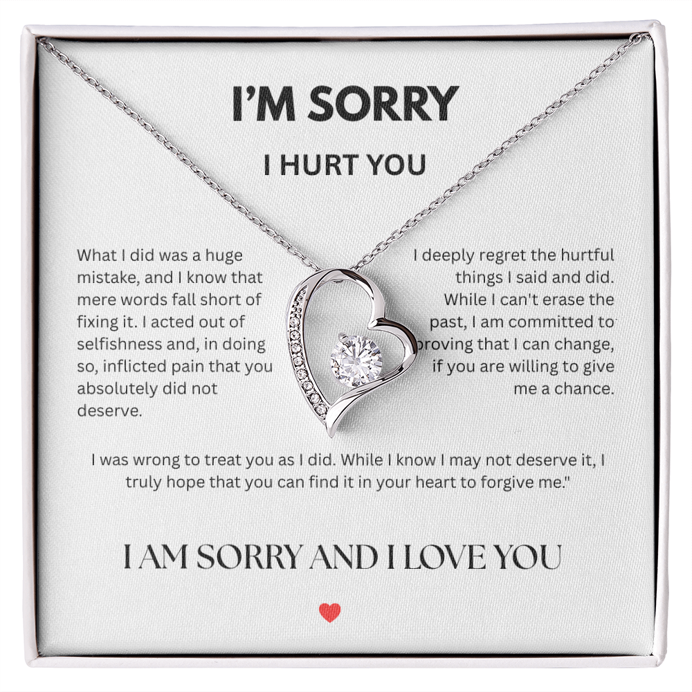 I’m Sorry & I Love You: A Heartfelt Symbol of Your Sincerest Apology