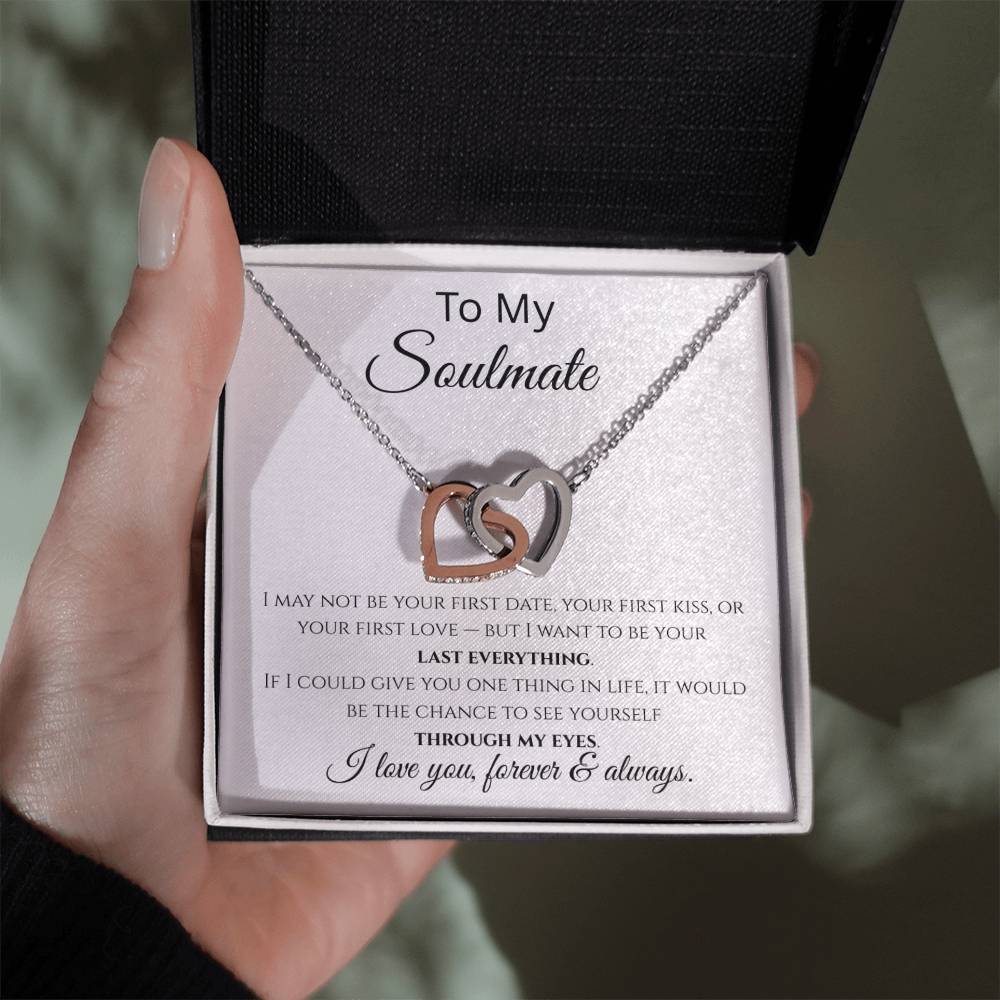 Forever & Always – Romantic Interlocking Hearts Necklace for Her