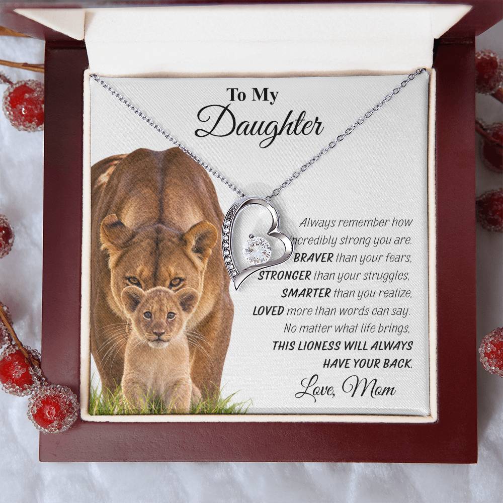 Personalized Lioness  Necklace – Custom Name & Signature Gift