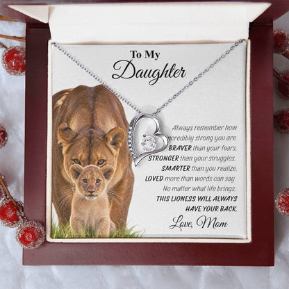 Personalized Lioness  Necklace – Custom Name & Signature Gift