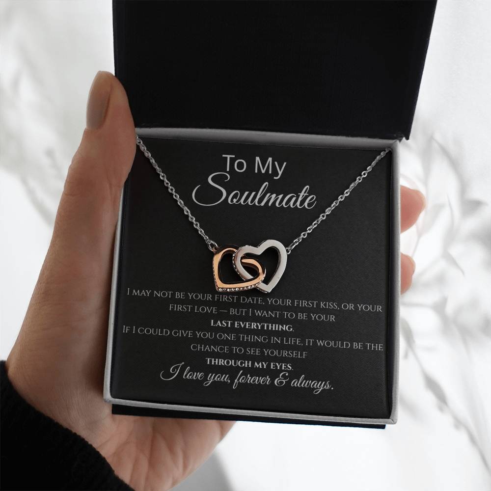 Forever & Always – Romantic Interlocking Hearts Necklace for Her