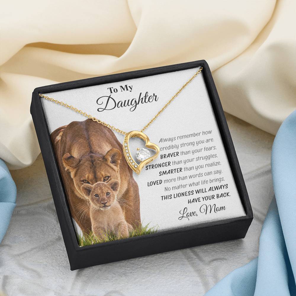 Personalized Lioness  Necklace – Custom Name & Signature Gift