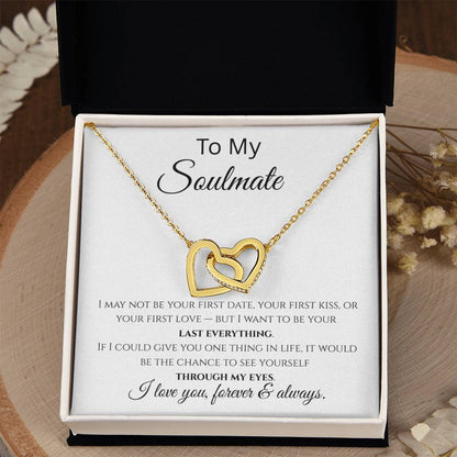 Forever & Always – Romantic Interlocking Hearts Necklace for Her