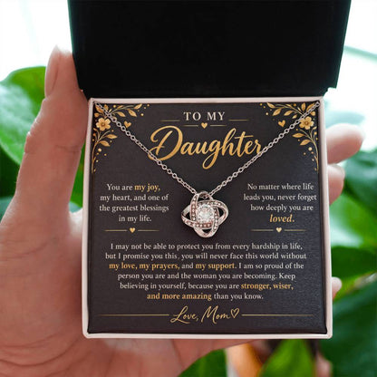 To My Daughter Necklace – A Mother's Forever Love Gift