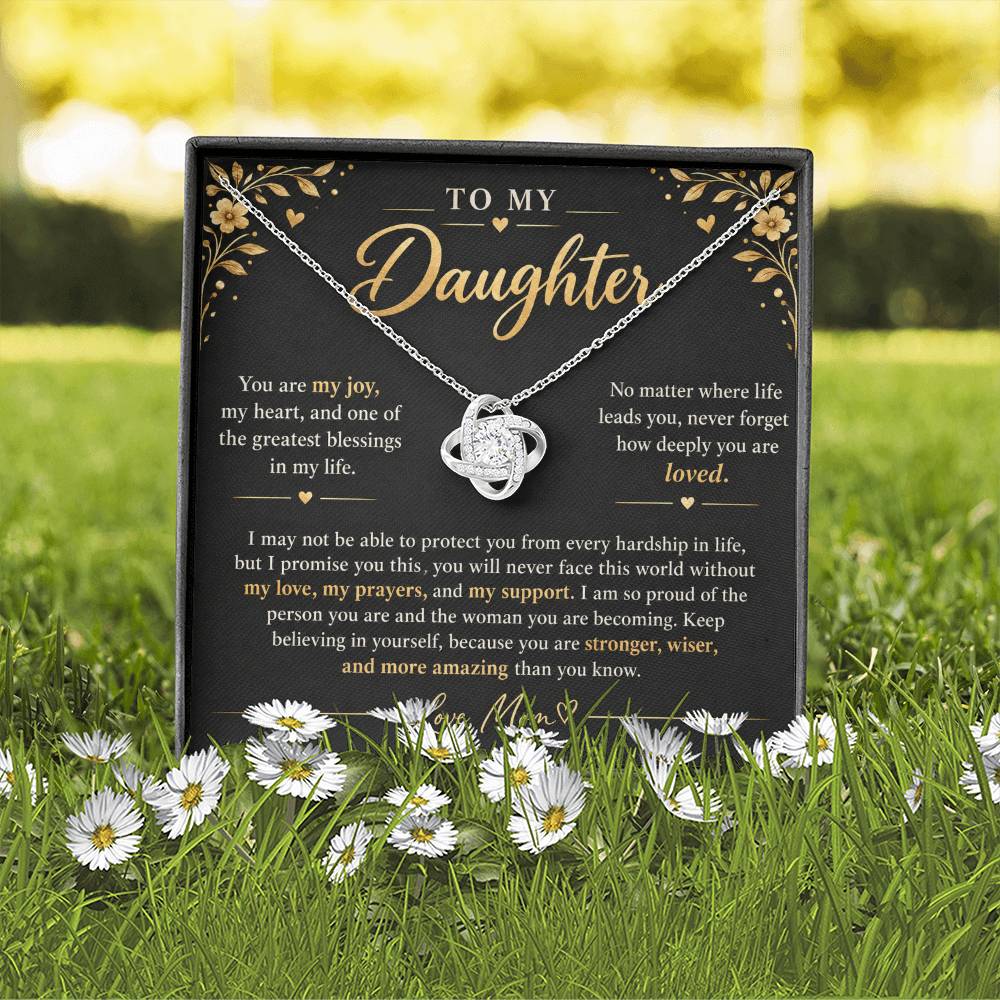 To My Daughter Necklace – A Mother's Forever Love Gift