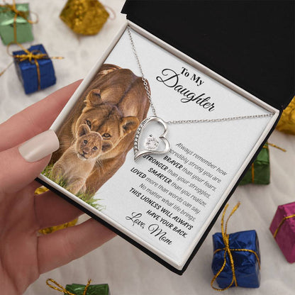 Personalized Lioness  Necklace – Custom Name & Signature Gift