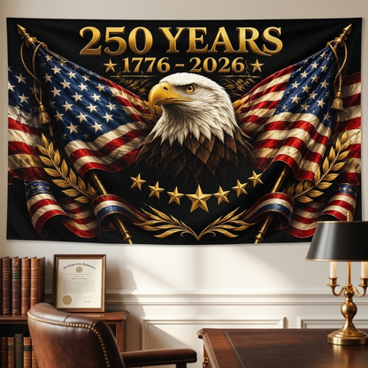 250 Years of Freedom Patriotic Flag