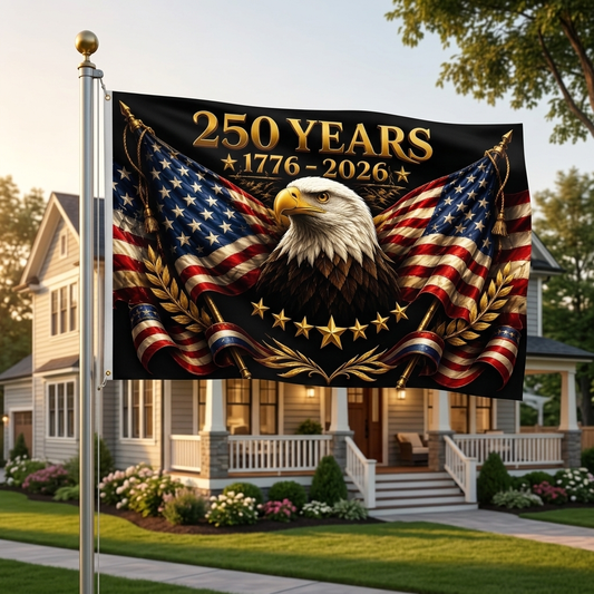 250 Years of Freedom Patriotic Flag