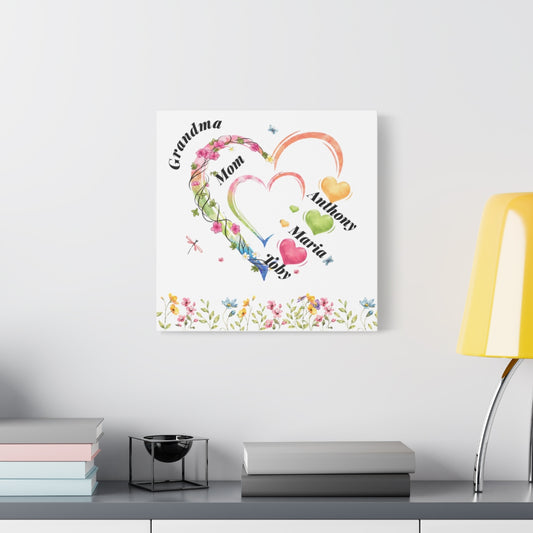 Grandma Personalized Canvas