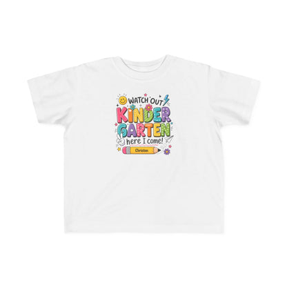 Personalized Back to School Shirt-Custom Kindergarten Tee