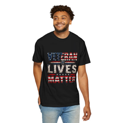 Veteran Lives Matter Patriotic T-Shirt – Honor Our Veterans